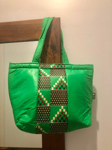 Shimba green tote bag