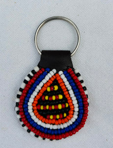 African Bead Keyring - Kitengela