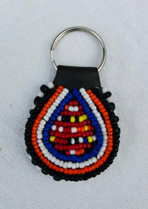 African Bead Keyring - Shela