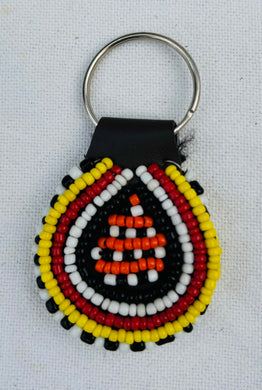 African Bead Keyring - Mama