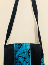 Ocean Blue Denim Cross Body Bag