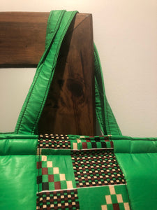 Shimba green tote bag