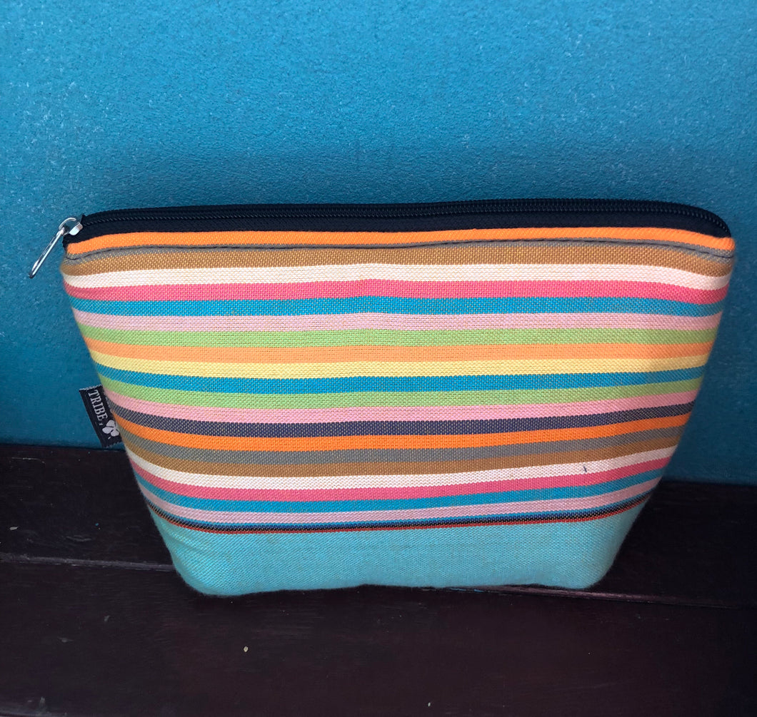 Summer kikoi stripes travel bag