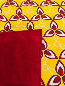 Tana Red & Yellow Kanga Beach Towel