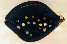 Large tribal eye essential oil travel bag (10 pockets)