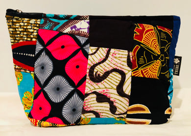 Large kitenge patchwork travel bag