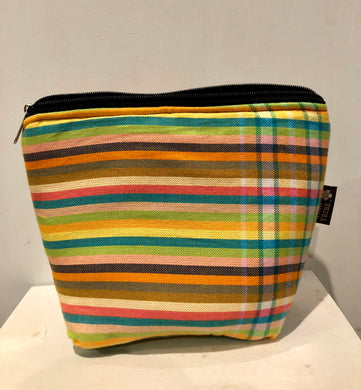 Peponi stripes kikoi essential oil / travel bag (10 pockets)