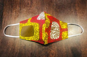 Amboseli Kanga Fabric Mask