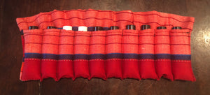 Red Maasai - 10ml Essential Oil Roller Pouch (10 pockets)