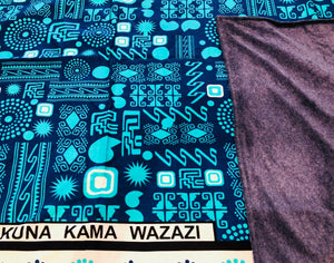 Diani Blue Kanga Beach Towel